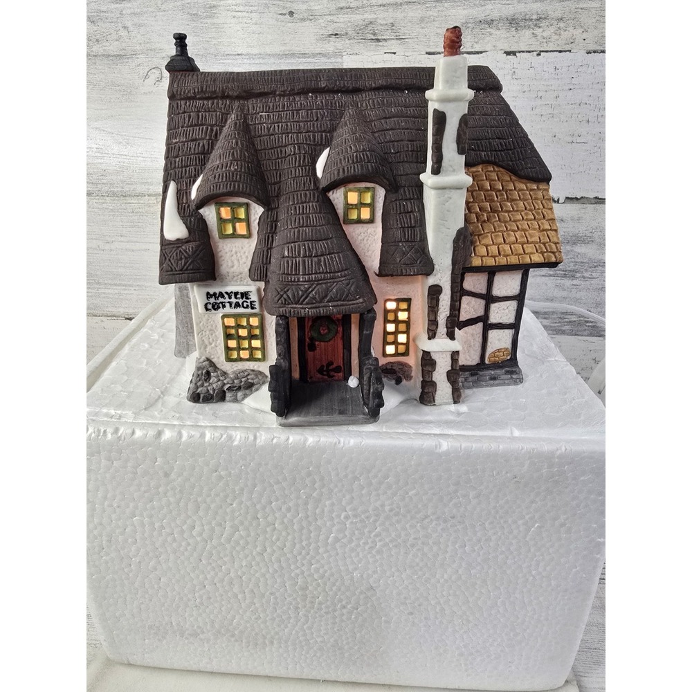 Department 56 Dickens Village Maylie Cottage 1990 Heritage Village Lighted